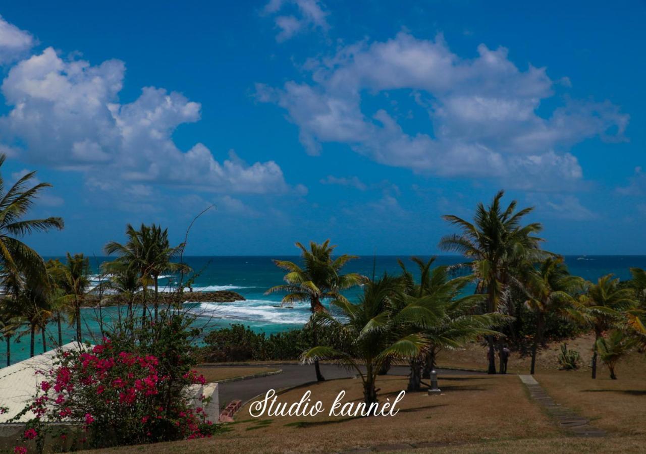 Charmant Studio Kannel Au Manganao Vue Sur Mer Et Panier D'Accueil Offert Saint-Francois  Exteriör bild