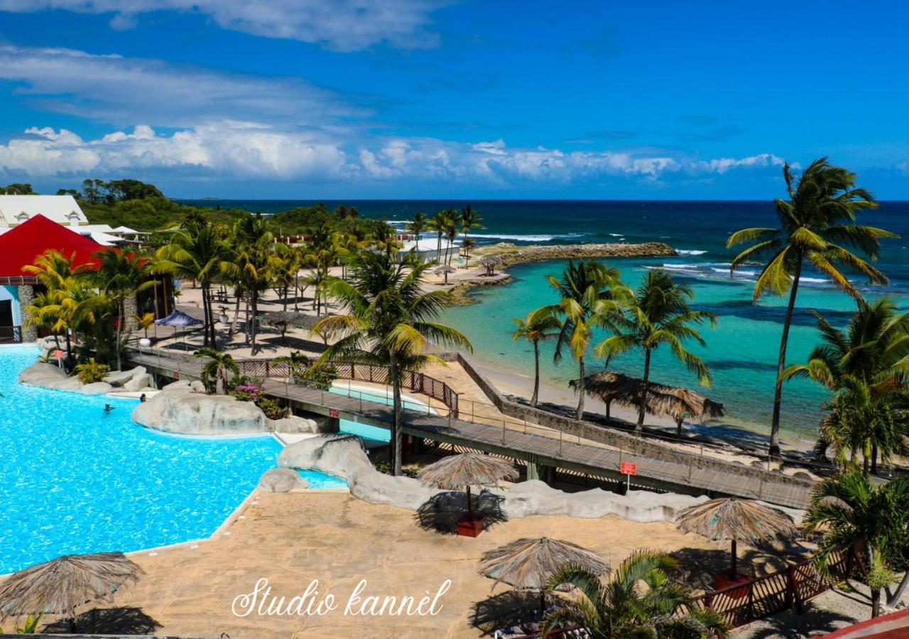 Charmant Studio Kannel Au Manganao Vue Sur Mer Et Panier D'Accueil Offert Saint-Francois  Exteriör bild